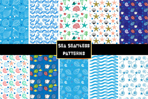 10 Sea Seamless Patterns: A Practical Guide for Designers, Educators, and Creative Entrepreneurs