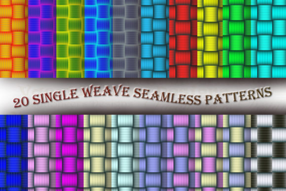 20 Digital Seamless Weave Patterns