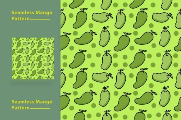 Mango Seamless Patterns for Creative Projects