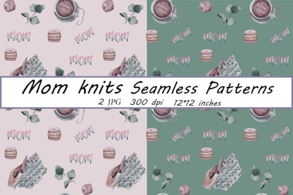 Mom Knits Seamless Patterns JPG