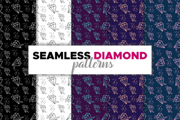 Seamless Diamond Patterns Vector Bundle