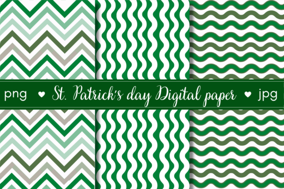 St. Patrick’s Day Zig Zag Patterns