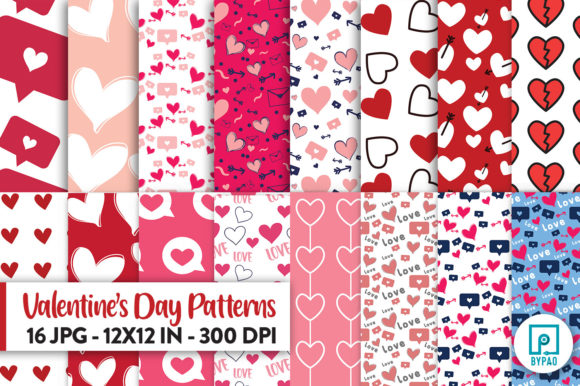 Valentine’s Day Patterns Bundle